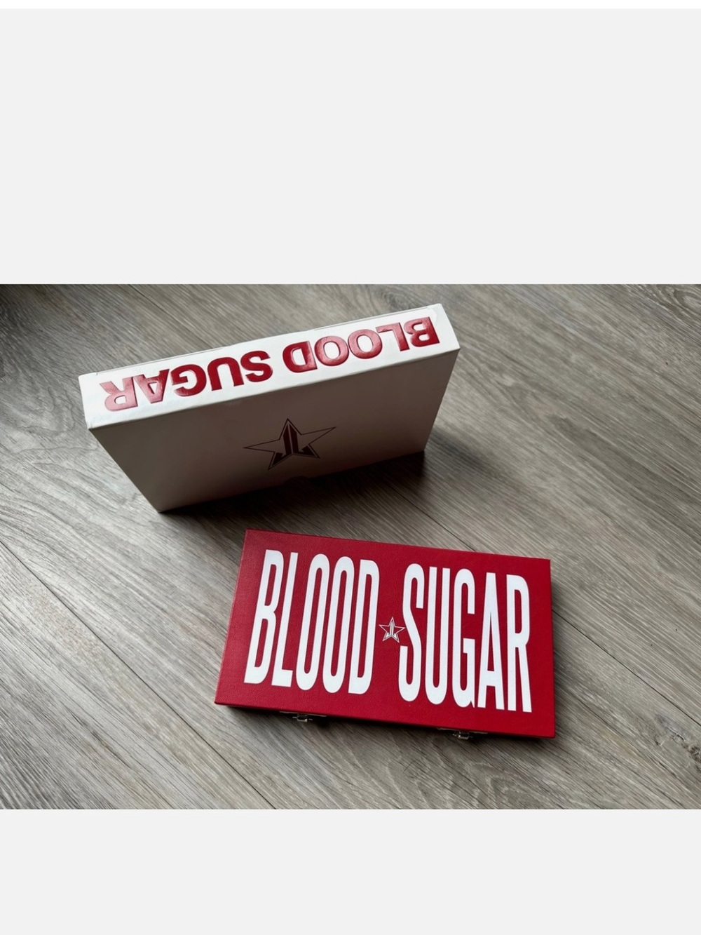 Sold out Jeffree Star Red and White Graphic Makeup Palette Case - Picture 4 of 6
